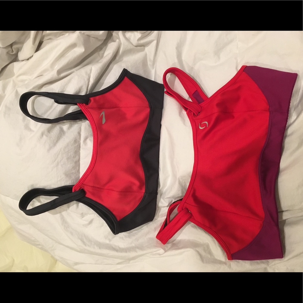 Lot of 2 Moving Comfort sports bra 34B